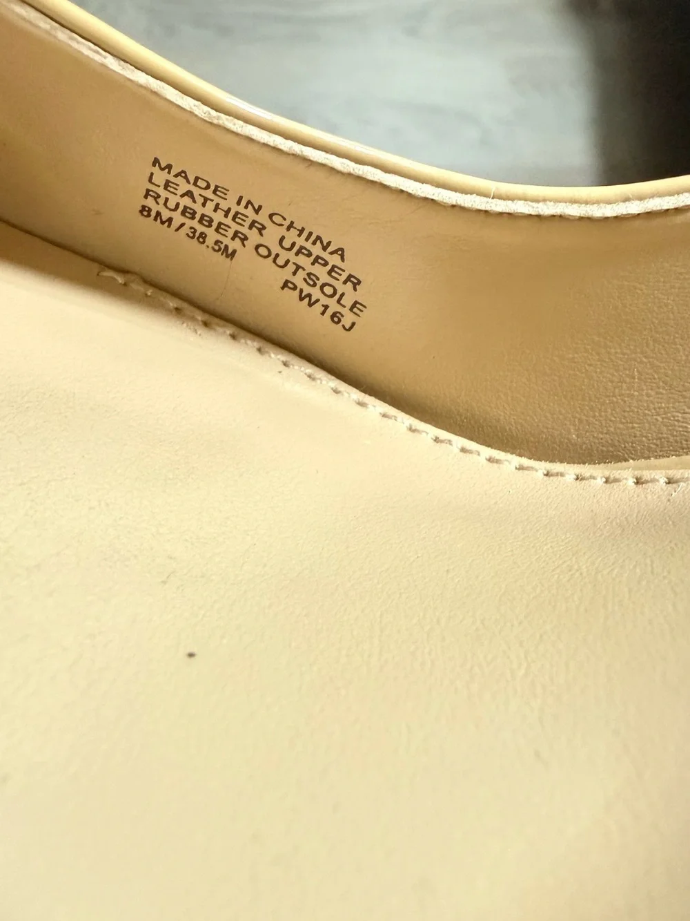 Michael Kors Beige Patent D'Orsay Pointed-Toe Pumps